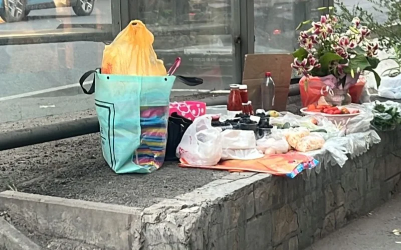 Стихийная торговля в Алматы