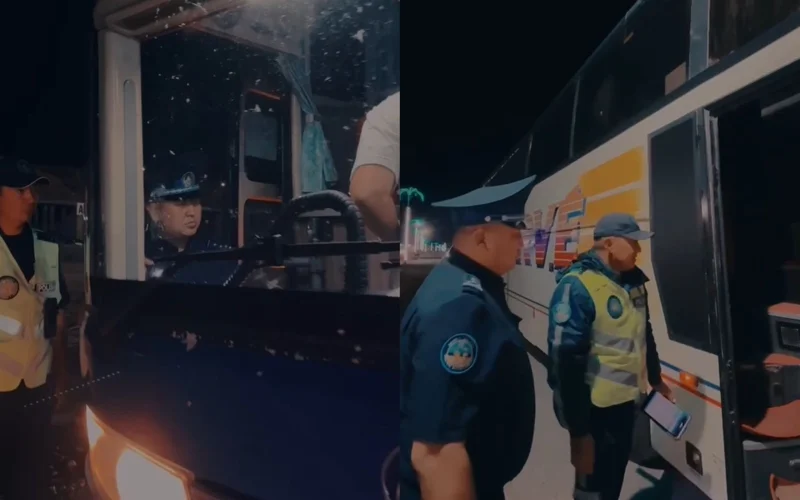 Сотни правонарушений выявили в сфере пассажироперевозок Жамбылской области