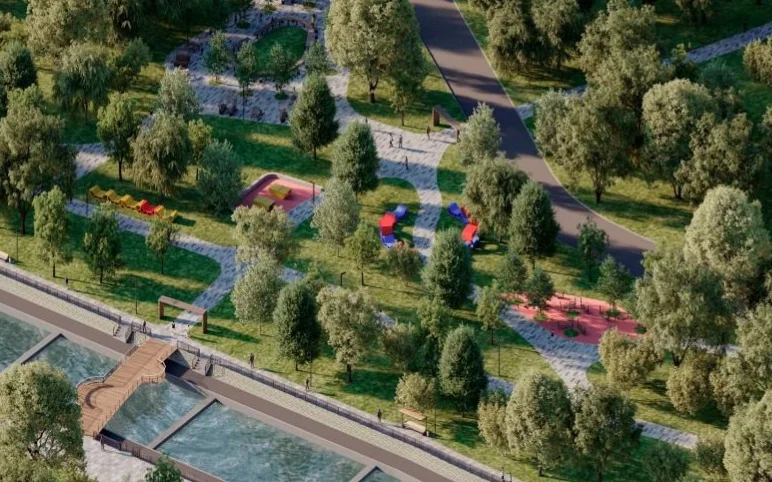 На набережной Есентай в Алматы появятся зоны для досуга и велосипедные маршруты