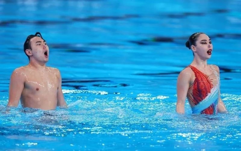 Kazakh artistic swimmers finish in Top-10 at 2025 World Aquatics Championships