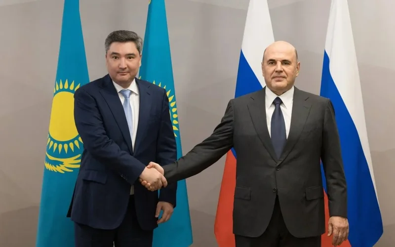 Kazakh, Russian PMs hold meeting