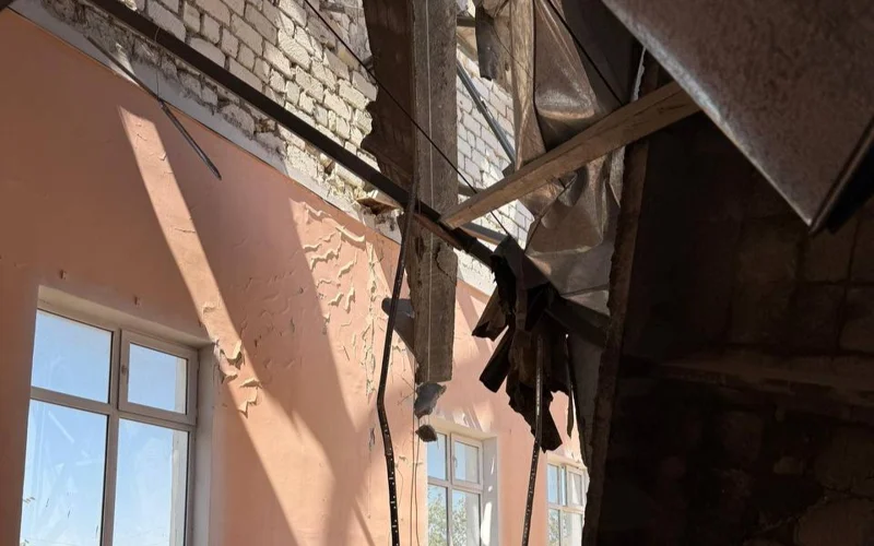 Кровля школы обрушилась в Мангистауской области