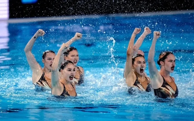 Kazakhstan reaches team acrobatic final at World Aquatics Championships in Singapore