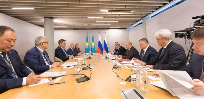 Олжас Бектенов пен Михаил Мишустин жоғары деңгейде қол жеткізілген уағдаластықтардың іске асырылу барысын талқылады Олжас Бектенов пен Михаил Мишустин жоғары деңгейде қол жеткізілген уағдаластықтардың іске асырылу барысын талқылады