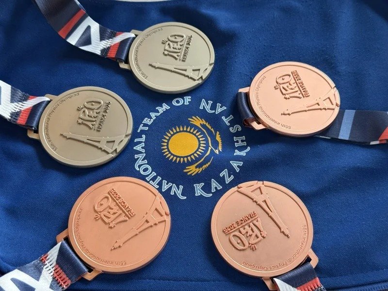 Team Kazakhstan hauls 5 medals at IPhO-2025 in France Team Kazakhstan hauls 5 medals at IPhO-2025 in France