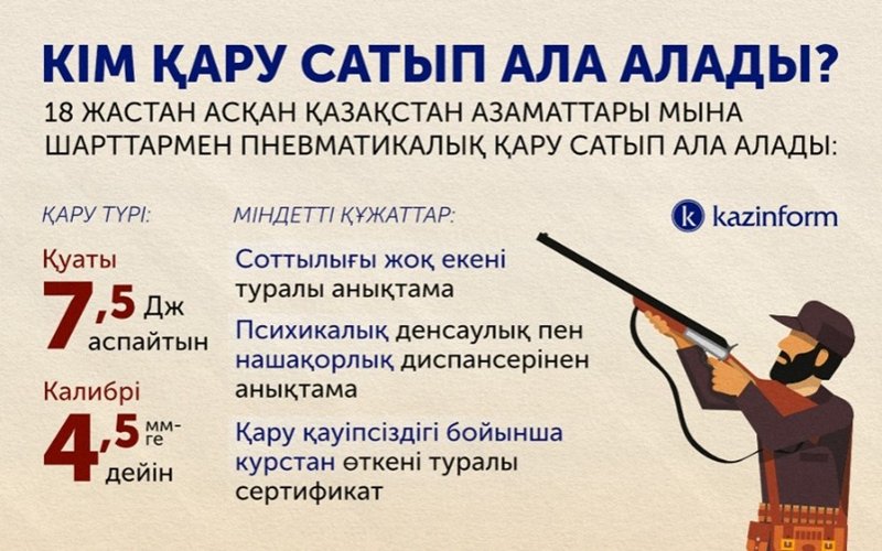 Қару инфографика
