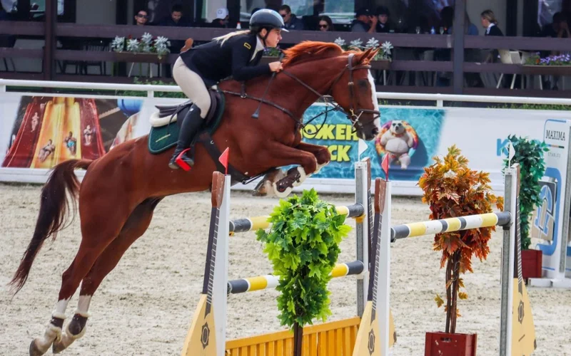 Спортсмены конно-спортивного клуба из Казахстана заняли призовые места в России и Беларуси