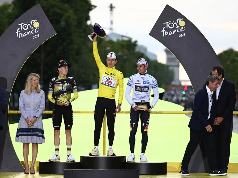 Tadej Pogačar wins his fourth Tour de France for UAE Team Emirates-XRG