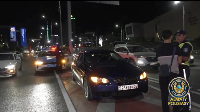 В Алматы подросток сел за руль без прав: авто отправили на штрафстоянку