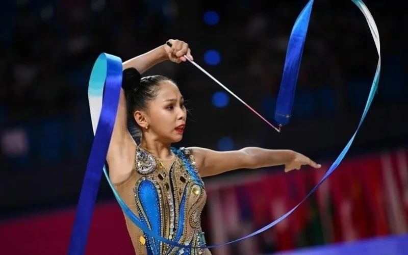 Aibota Yertaikyzy finishes 4th at FIG World Challenge Cup 2025 in Romania