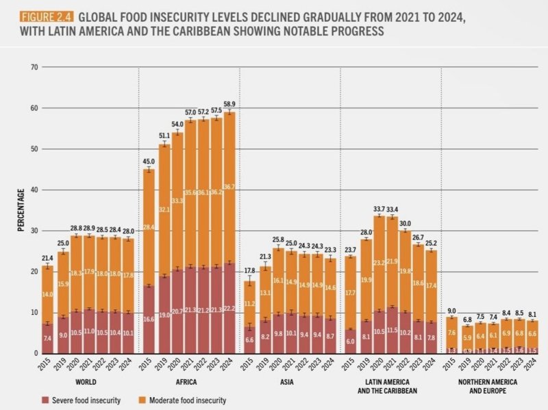 Food inflation outpaces recovery as hunger persists despite progress Food inflation, UN