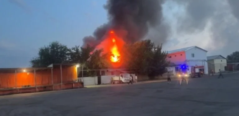 Алматы облысында құс фабрикасы өртеніп, бір адам қаза болды 