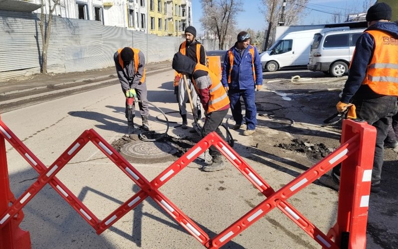 За два года в Наурызбайском районе Алматы построят и обновят 100 км дорог ремонт дорог, Алматы