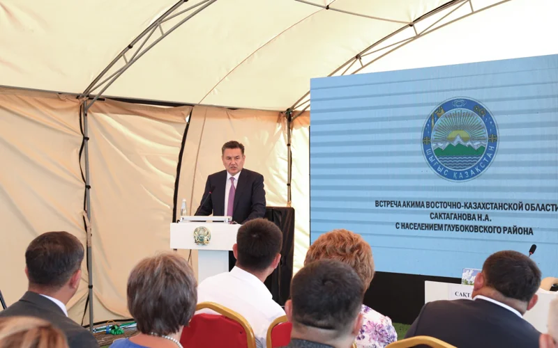 Аким Восточного Казахстана встретился с жителями Глубоковского района