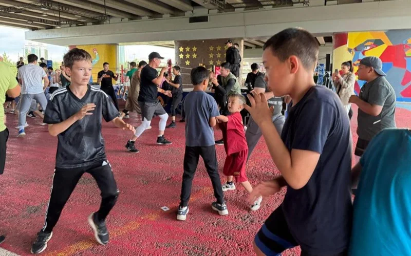 Бесплатные тренировки по самообороне проходят в Астане