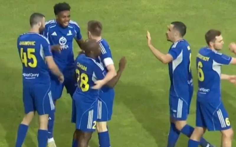 «Астана» забила два гола за три минуты в ответном матче с «Зимбру»