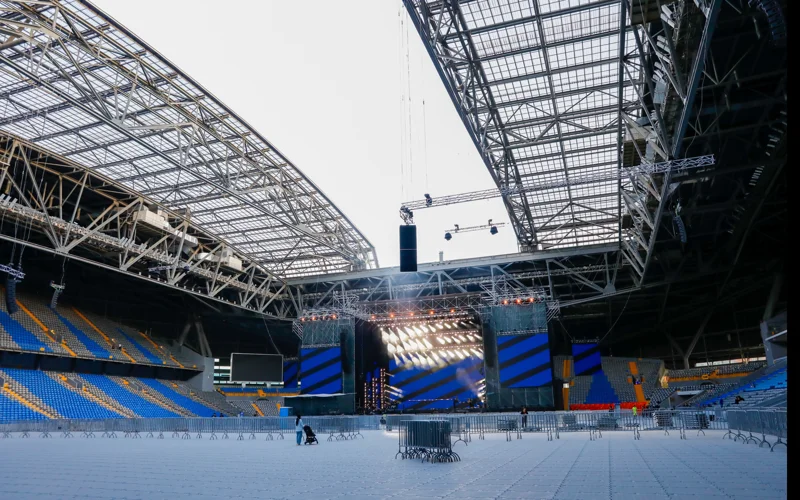 На «Астана-Арене» завершаются приготовления к концерту Дженнифер Лопес