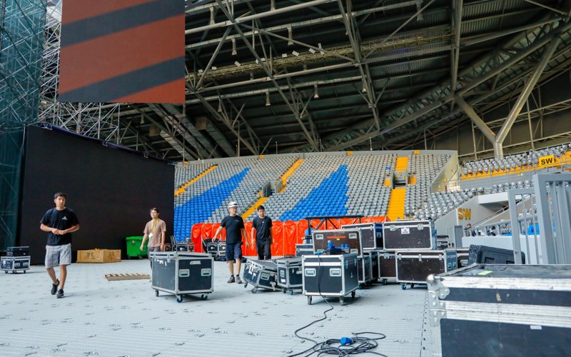 kontsertke daıyndyq astana arena
