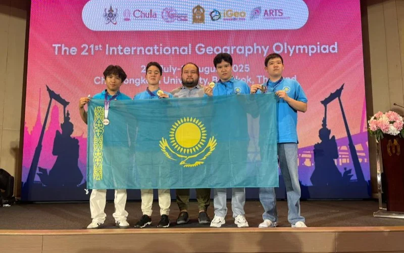 Kazakhstan claims 2 gold, 2 silver medals at IGeO 2025 in Bangkok