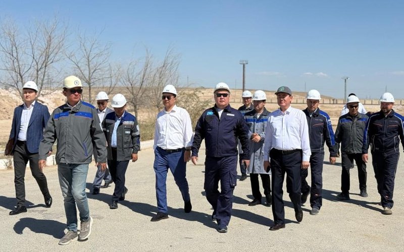 Маңғыстау облысында жаңа газ өңдеу зауытының құрылысы жалғасып жатыр