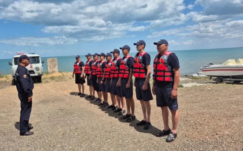 На побережье озера Балхаш усилили меры безопасности