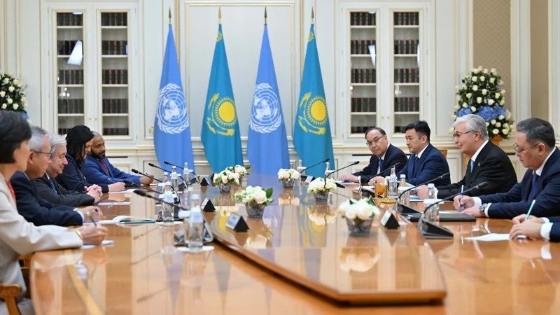 President Tokayev holds talks with UN Secretary General President Tokayev holds talks with UN Secretary General