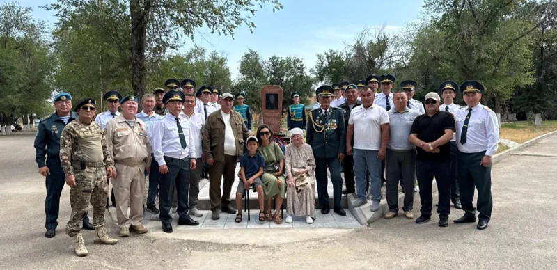 Bitimgerlik operatsııalar ortalyǵynda kapıtan Qudabaevqa arnalǵan eskertkish ashyldy
