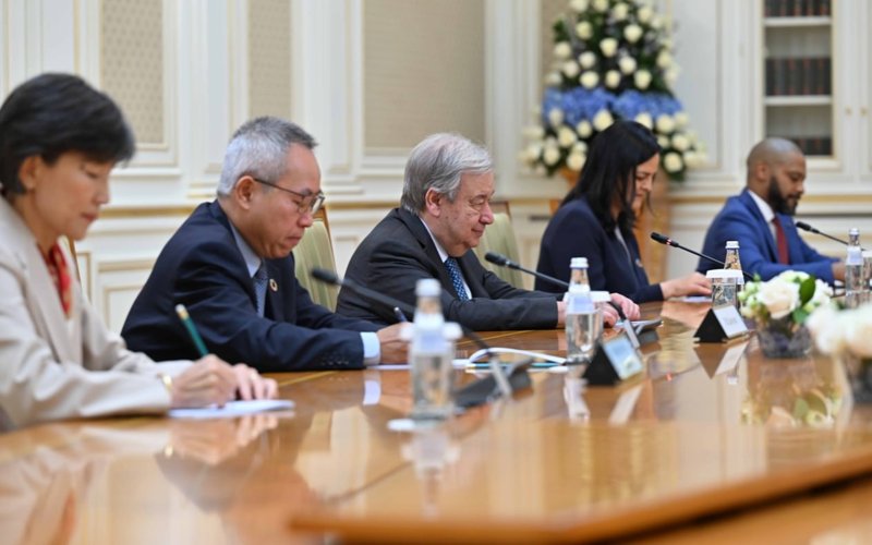 Мемлекет басшысы БҰҰ Бас хатшысы Антониу Гутерришпен келіссөз жүргізді
