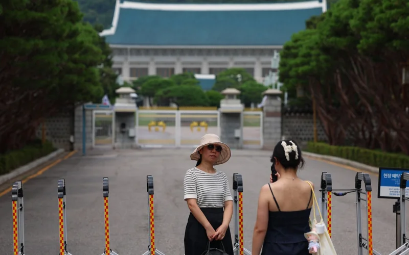 Голубой дом в Южной Корее закрыт для туристов