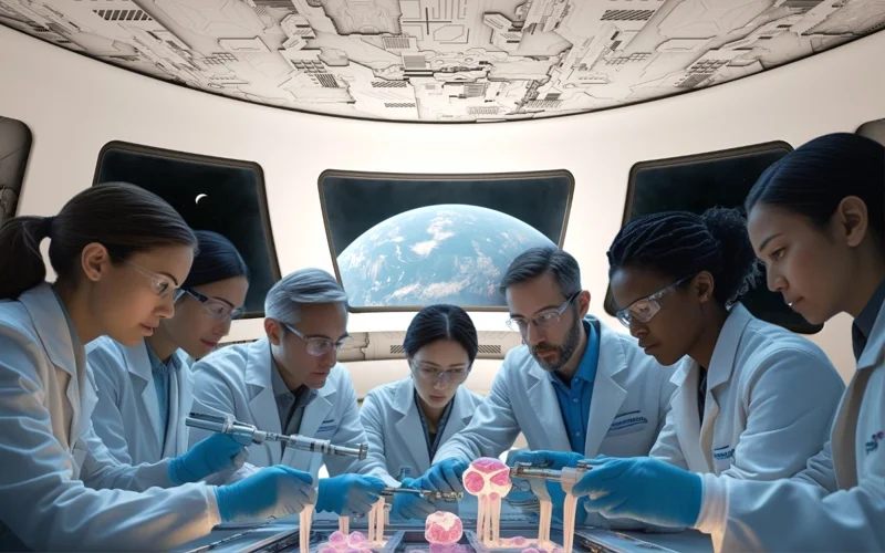 Scientists, cancer, space, Earth, science
