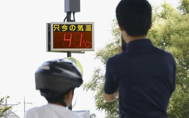 Japan record-high temperature of 41.8 C reported in Gunma Pref.