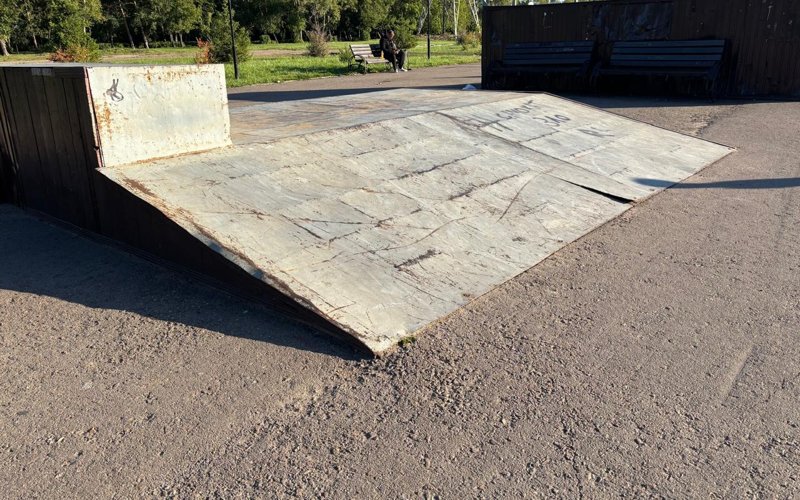 Петропавлдағы скейт алаңдары бұзылып, балаларға қауіпті орынға айналған