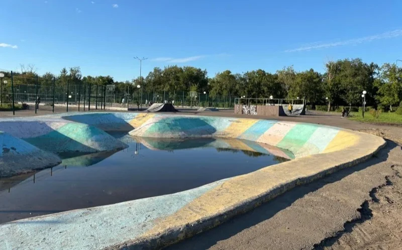 Разрушенные скейт-парки в Петропавловске стали опасными для детей