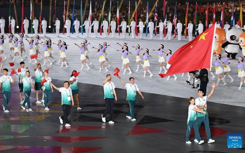 Всемирные игры-2025 официально открылись в китайском Чэнду Всемирные игры-2025 официально открылись в китайском Чэнду