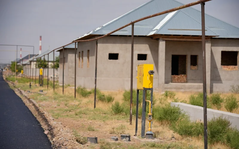Еще в одном микрорайоне Шымкента запустили централизованное газоснабжение