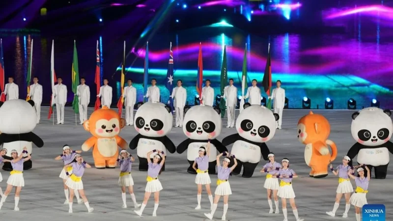 Всемирные игры-2025 официально открылись в китайском Чэнду
