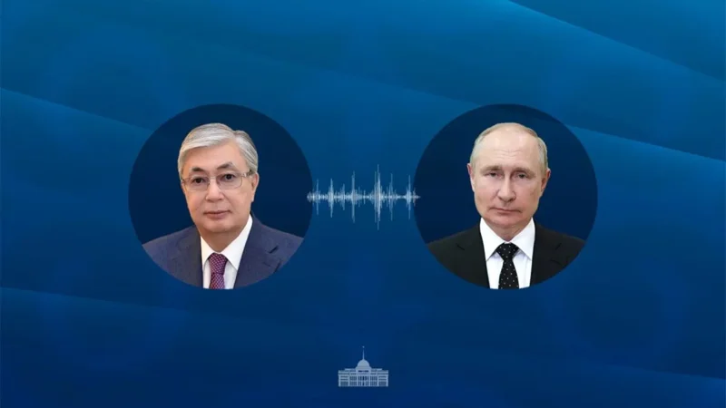 Kassym-Jomart Tokayev, Vladimir Putin talk over phone
