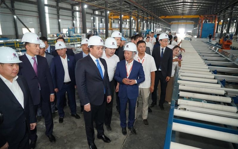 В Туркестанской области открылся завод по производству алюминиевых изделий