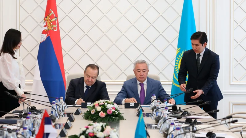 IV заседании казахстанско-сербской Межправительственной комиссии