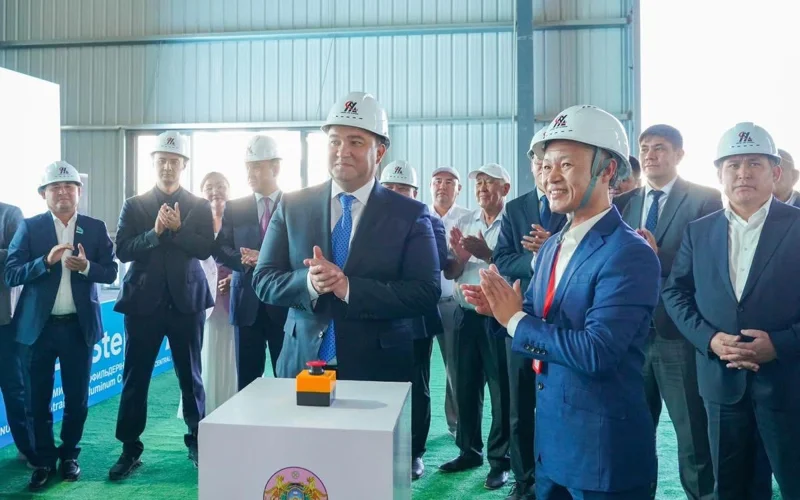 В Туркестанской области открылся завод по производству алюминиевых изделий