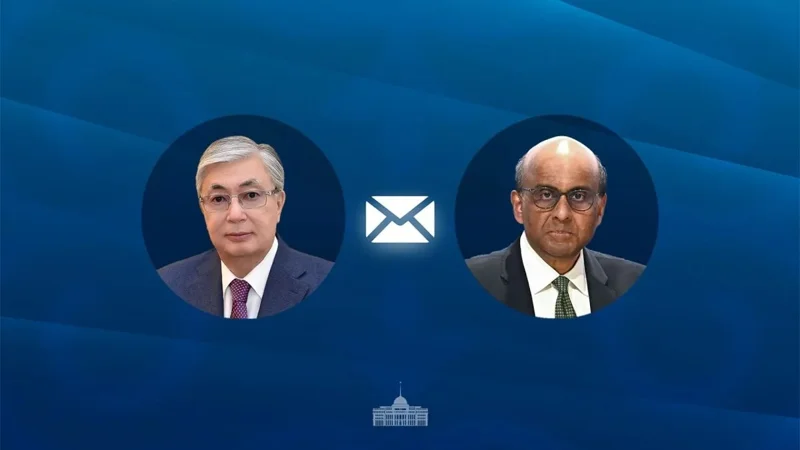 Kassym-Jomart Tokayev sends National Day greetings to President of Singapore