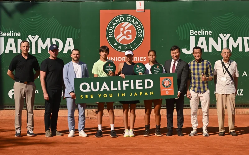 Жапониядағы Ролан Гарростың іріктеу турниріне елімізден үш жас теннисші жолдама алды