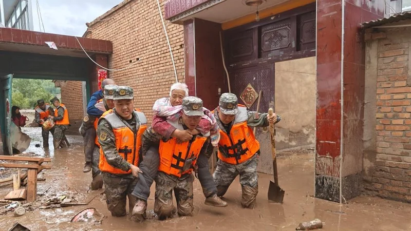 Қытайдағы тау тасқыны