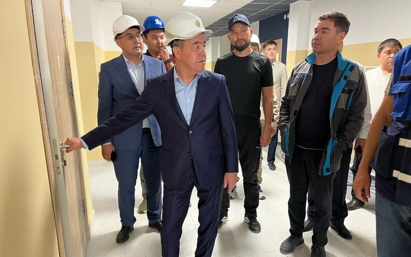 Нариман Төреғалиев «Келешек мектептер» жобасы аясындағы құрылыс жұмыстарын тексерді 