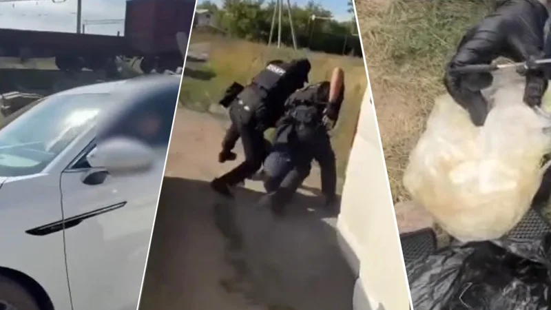 Наркотики на 40 млн тенге изъяли у таксиста-закладчика в Акмолинской области