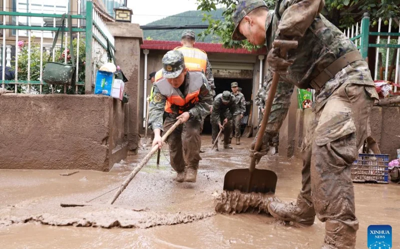 Қытайдағы тау тасқыны