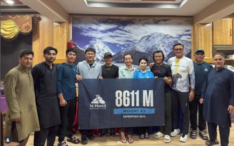Kyrgyzstani climber Eduard Kubatov conquers K2 peak without bottled oxygen 