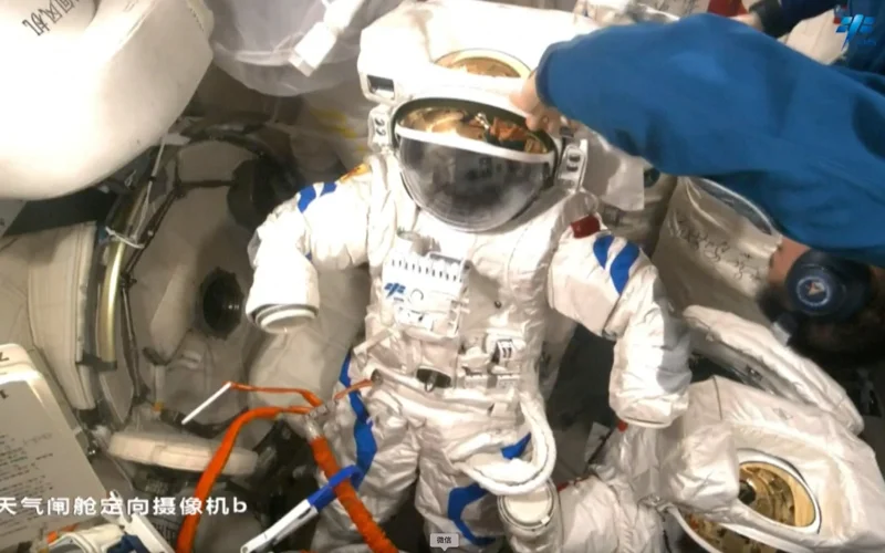 China's Shenzhou-20 crew to conduct 3rd spacewalk with new spacesuits