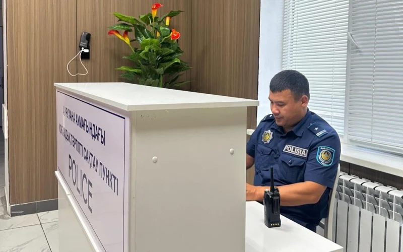 Shymkenttegi medıtsına uıymdarynda polıtsııa beketteri jumys isteı bastady 