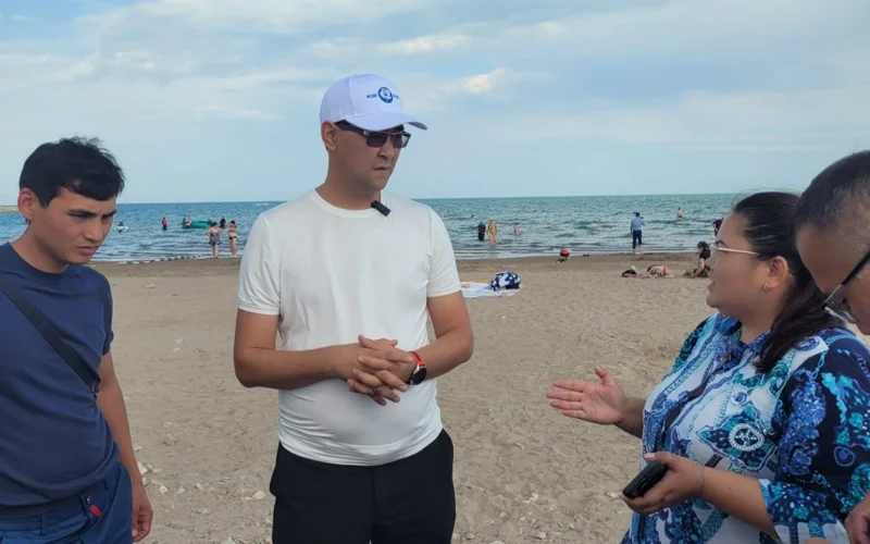 Депутат Мажилиса ознакомился с ходом развития прибрежной зоны Капчагая